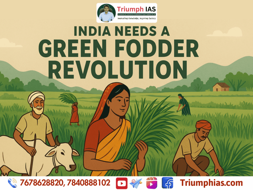 India Needs a Green Fodder Revolution: A Sociological Reflection on Livelihoods, Ecology, and Rural Change