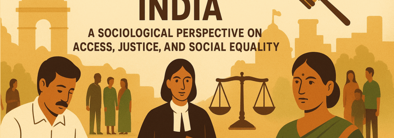 Legal Aid in India: A Sociological Perspective on Access, Justice, and Social Equality