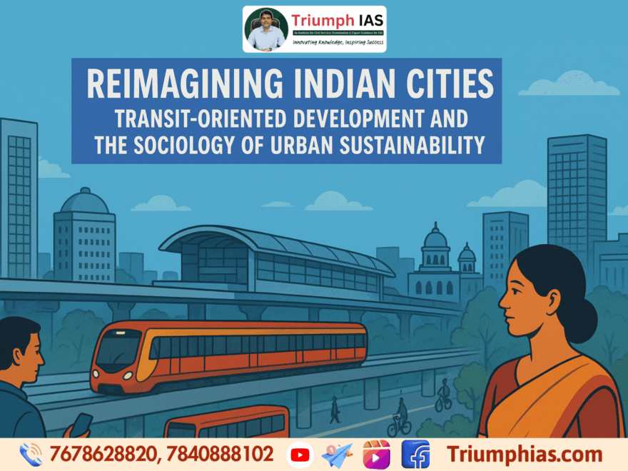 Reimagining Indian Cities: Transit-Oriented Development and the Sociology of Urban Sustainability
