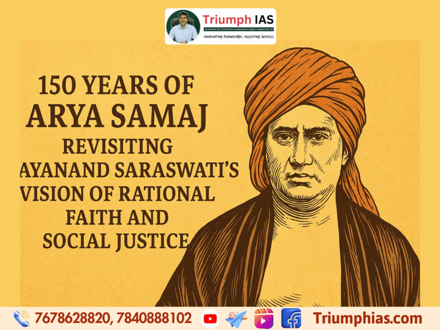 150 Years of Arya Samaj: Revisiting Dayanand Saraswati’s Vision of Rational Faith and Social Justice
