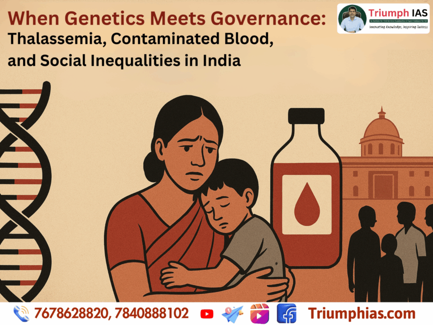 When Genetics Meets Governance: Thalassemia, Contaminated Blood, and Social Inequalities in India