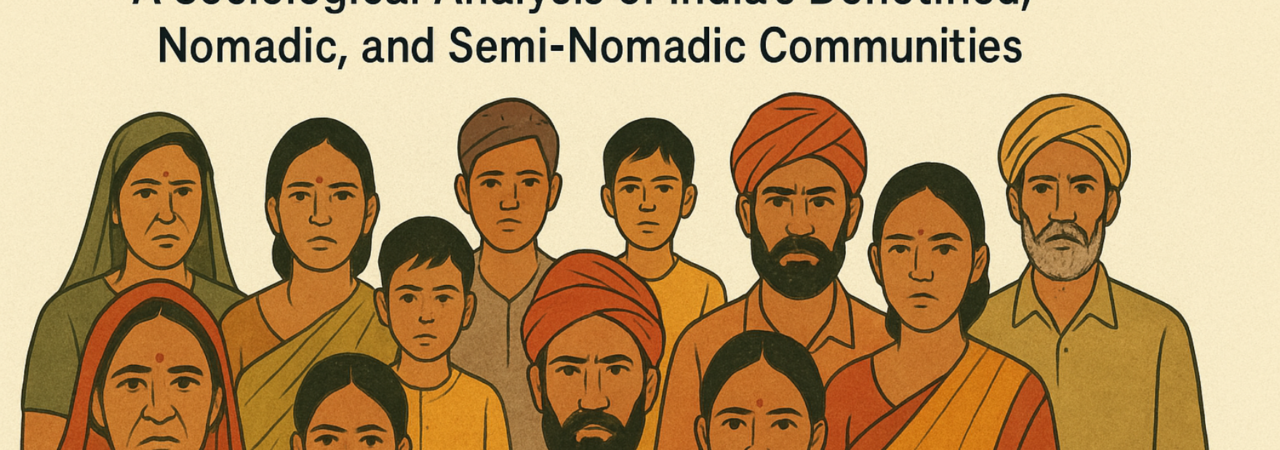 Invisible Citizens: A Sociological Analysis of India’s Denotified, Nomadic, and Semi-Nomadic Communities