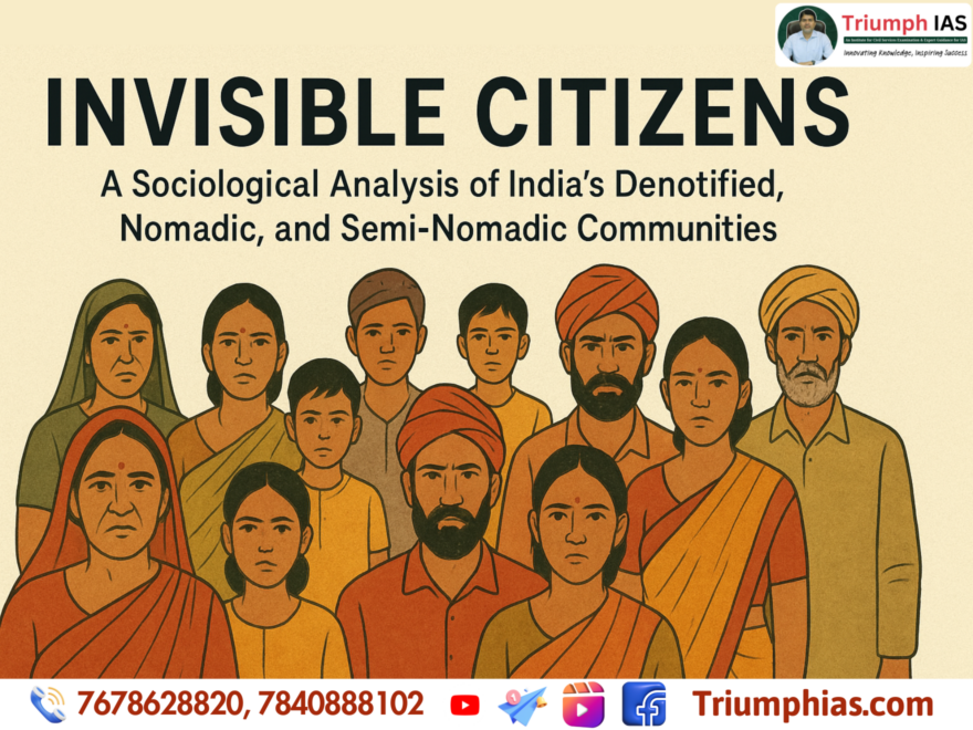 Invisible Citizens: A Sociological Analysis of India’s Denotified, Nomadic, and Semi-Nomadic Communities