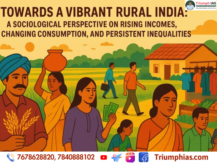 Towards a Vibrant Rural India: A Sociological Perspective on Rising Incomes, Changing Consumption, and Persistent Inequalities