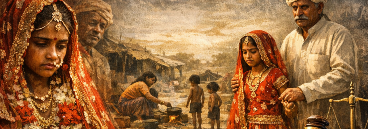 Child Marriage in India: A Sociological Lens on Poverty, Patriarchy, and the Limits of Law