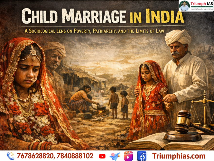 Child Marriage in India: A Sociological Lens on Poverty, Patriarchy, and the Limits of Law