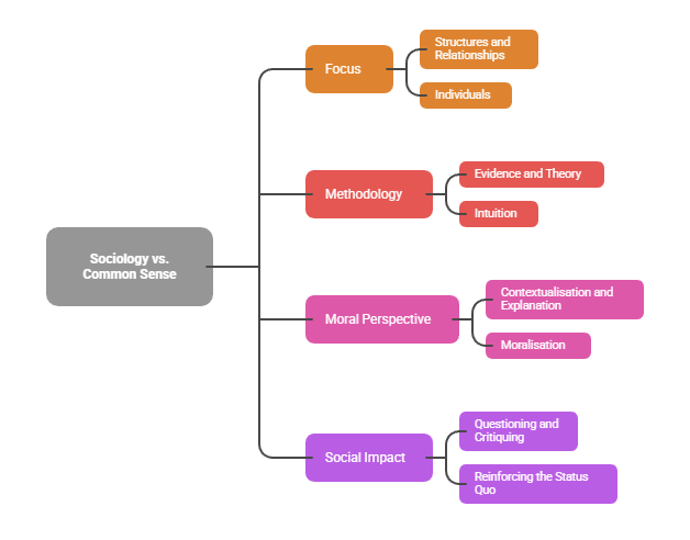 Sociology Versus Common Sense: Core Differences