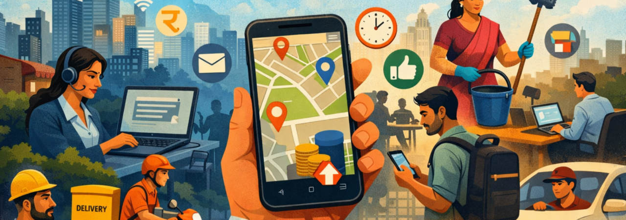 Digital Labour Platforms and the Sociology of Work in Contemporary India: A Current Affairs Perspective