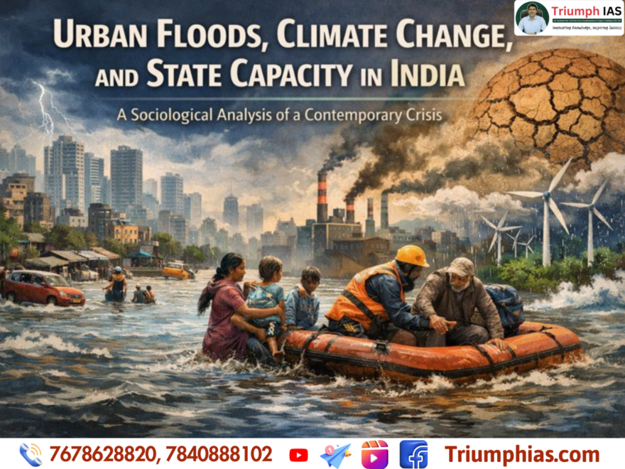 Urban Floods, Climate Change, and State Capacity in India: A Sociological Analysis of a Contemporary Crisis