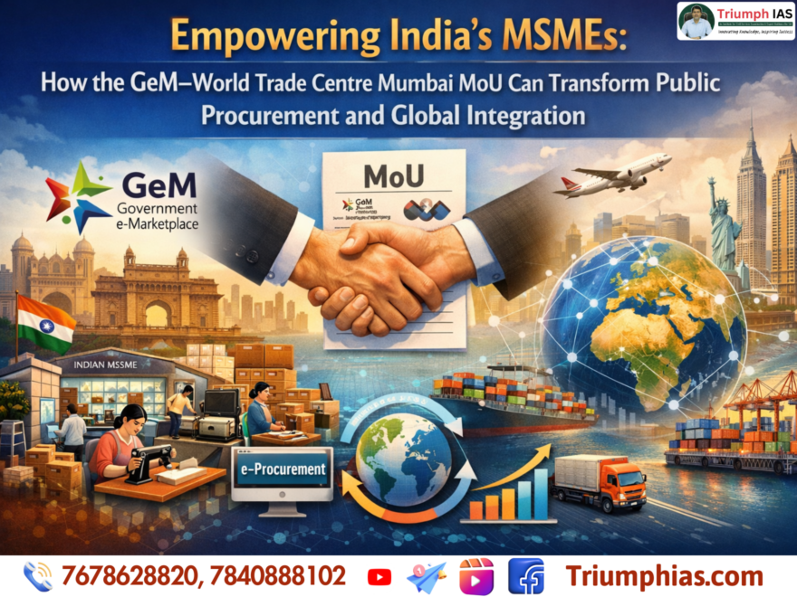 Empowering India MSMEs: How the GeM–World Trade Centre Mumbai MoU Can Transform Public Procurement and Global Integration