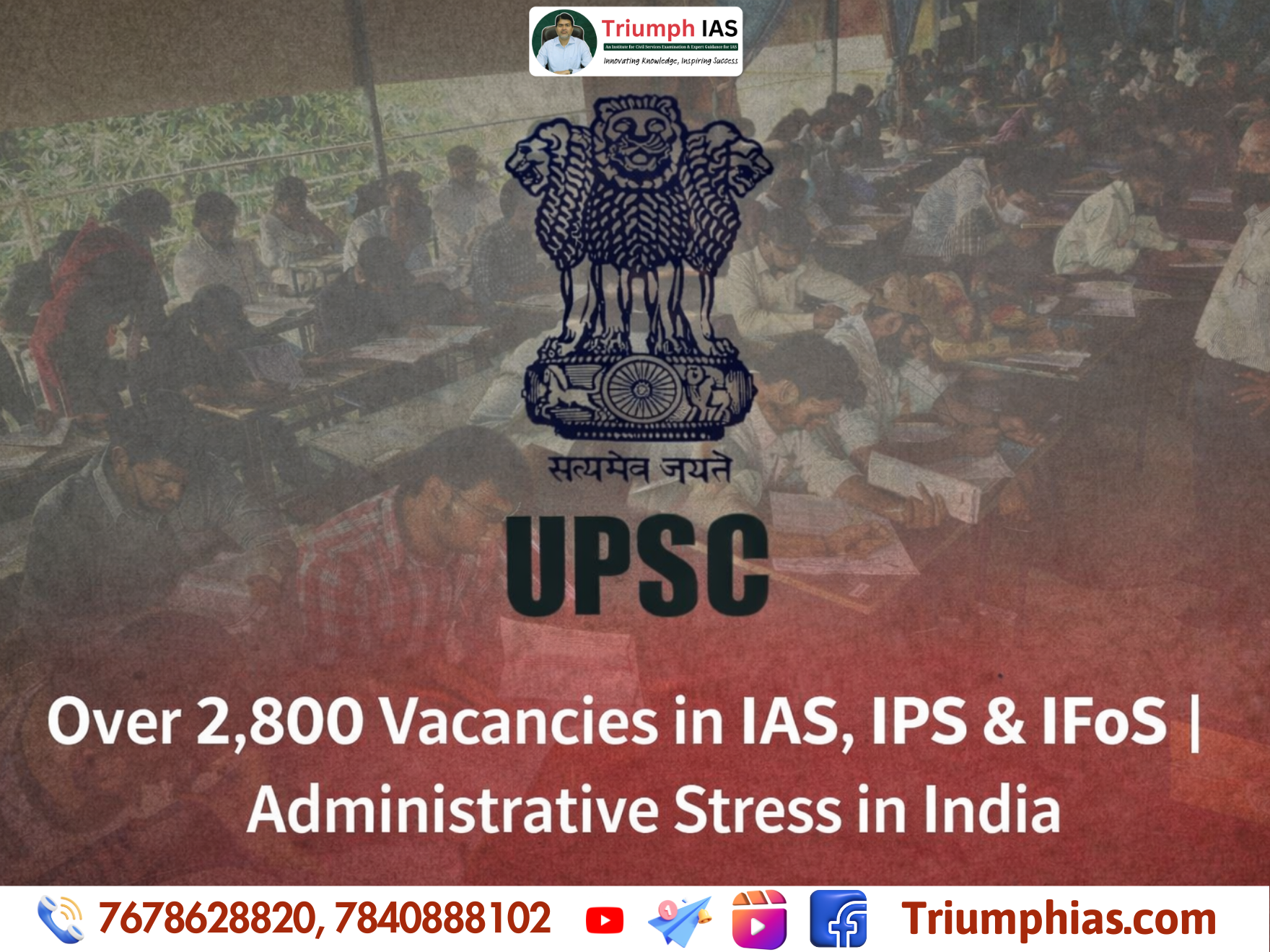 Over 2,800 Vacancies in IAS, IPS & IFoS | Administrative Stress in India