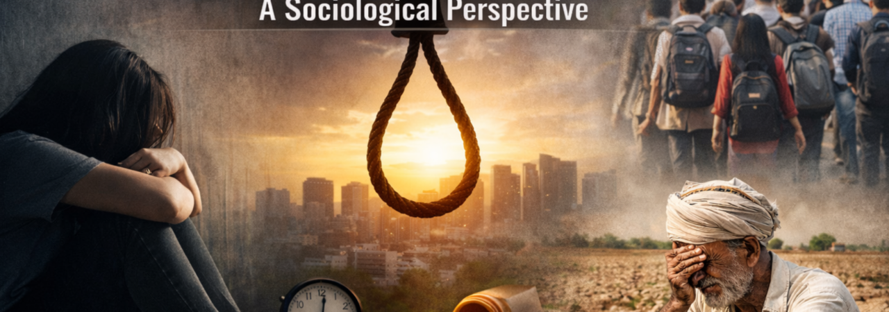 Rising Suicides, Social Isolation, and Anomie in Modern India: A Sociological Perspective