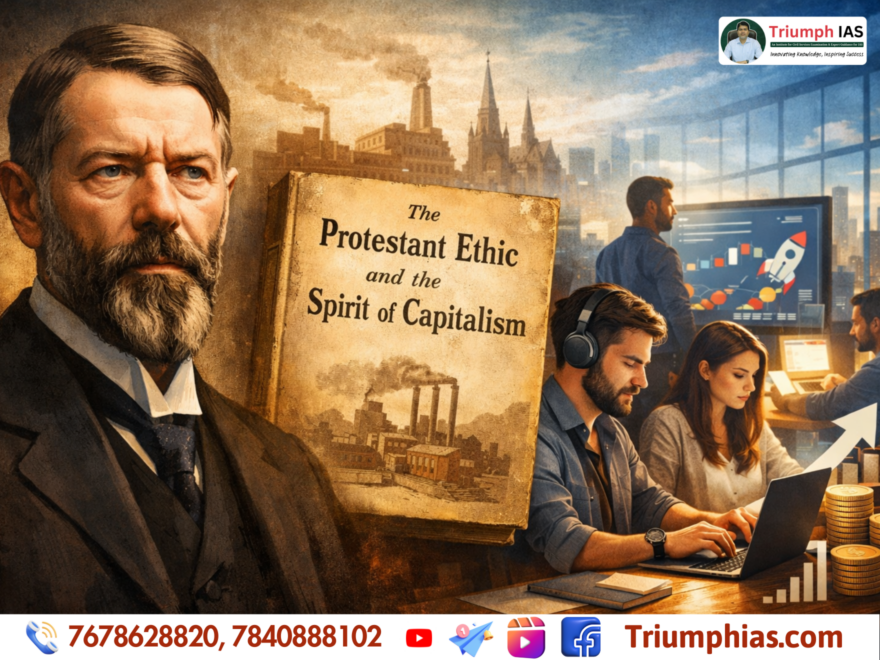 Protestant Ethic Revisited: Max Weber, Work Culture & Startup Economy | UPSC Sociology