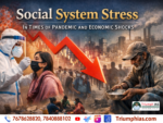 Social System Stress in Times of Pandemic and Economic Shocks