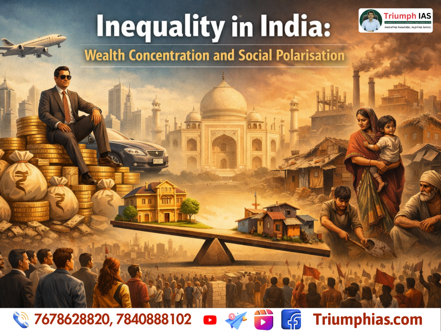 Inequality in India: Wealth Concentration and Social Polarisation ...