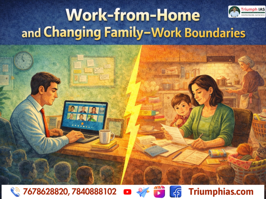 Work-from-Home and Changing Family–Work Boundaries | Sociology Perspective for UPSC
