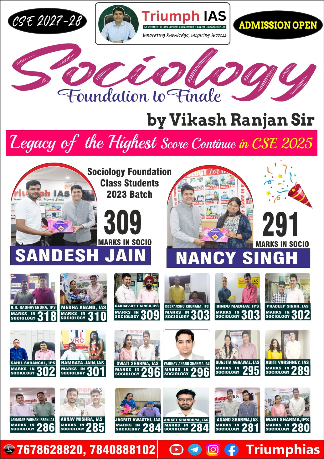 Best UPSC Sociology Optional Coaching by Vikash Ranjan Sir | TriumphIAS Delhi