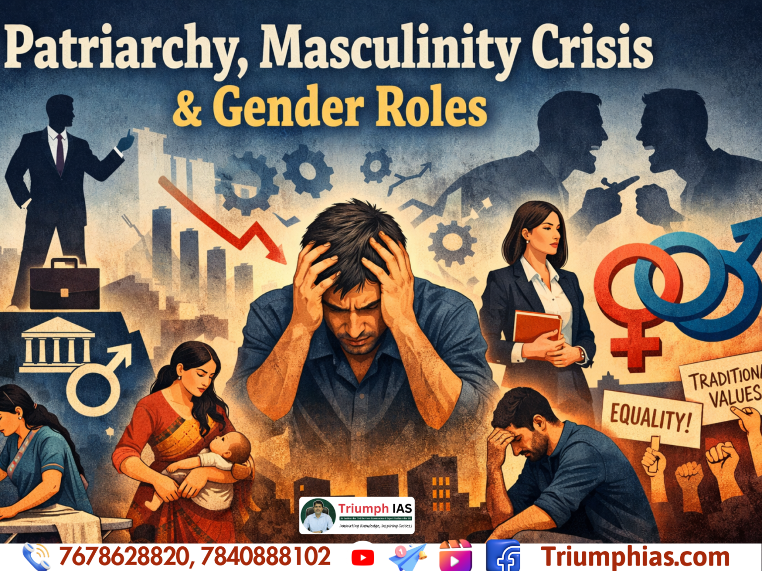 Patriarchy, Masculinity Crisis, and Gender Roles | Triumph IAS 2026-27 ...