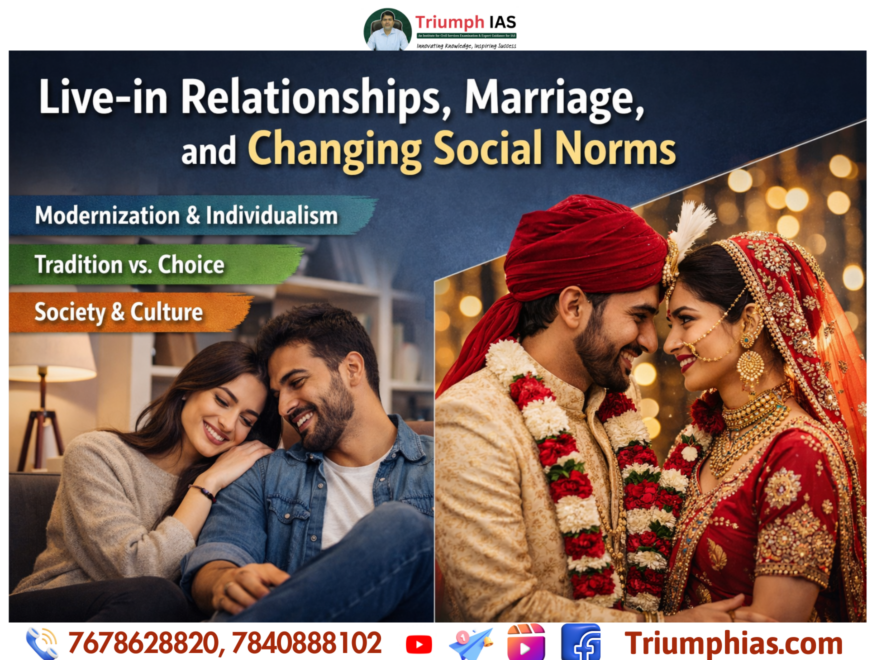 Live-in Relationships vs Marriage: Changing Social Norms in India | Sociology UPSC