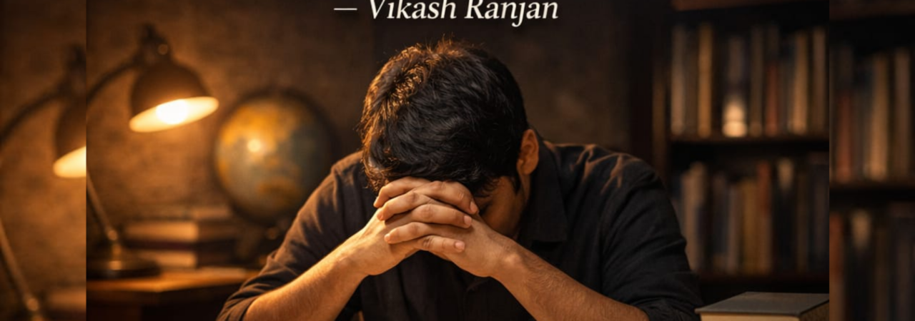 A Letter to Those Who Could Not See Their Name in the UPSC CSE 2025 Final List – Vikash Ranjan