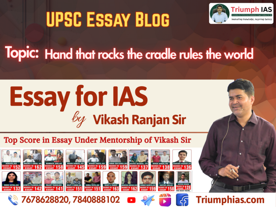 Hand that rocks the cradle rules the world