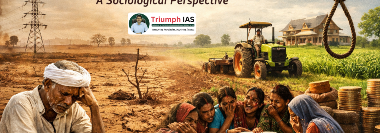 Agrarian Crisis, Farmer Suicides, and Land Relations: A Sociological Perspective