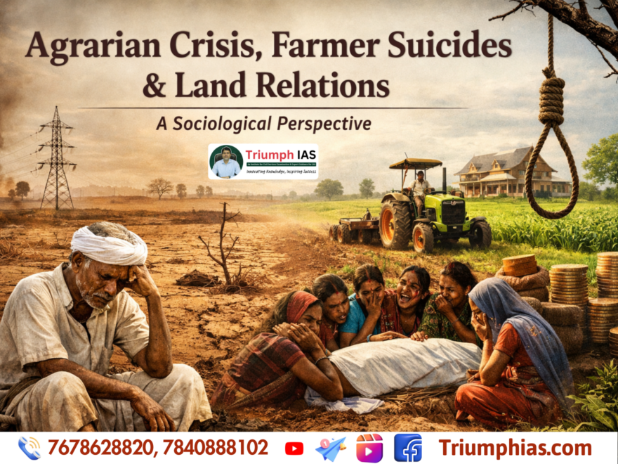 Agrarian Crisis, Farmer Suicides, and Land Relations: A Sociological Perspective