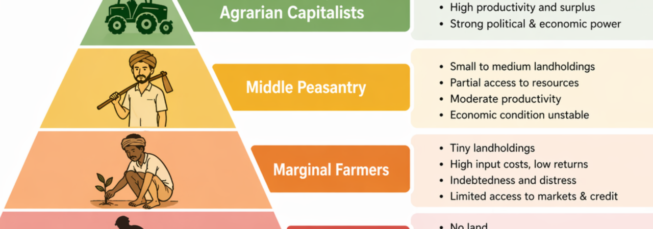 Agrarian Class Differentiation in Post-Green Revolution India | Sociology UPSC Guide