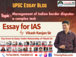 Management of Indian border disputes- a complex task