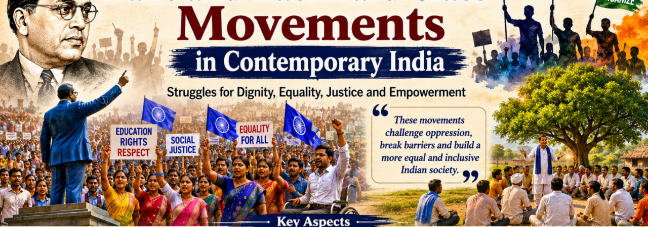 Dalit and Backward Class Movements in Contemporary India