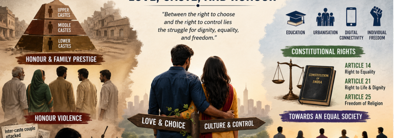 Marriage, Choice, and Control: Sociology of Love, Caste, and Honour in India