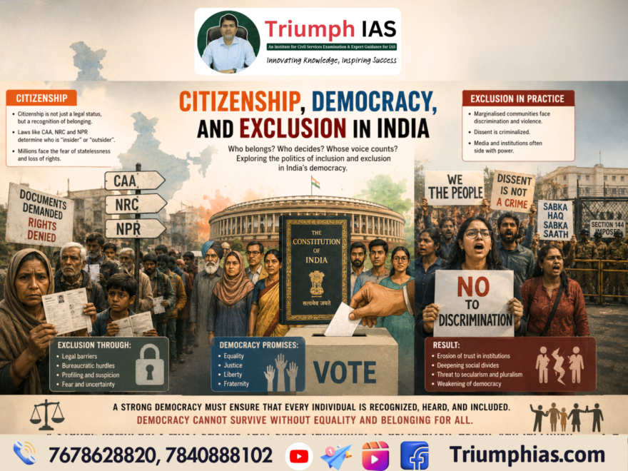 Citizenship, Democracy, and Exclusion in India