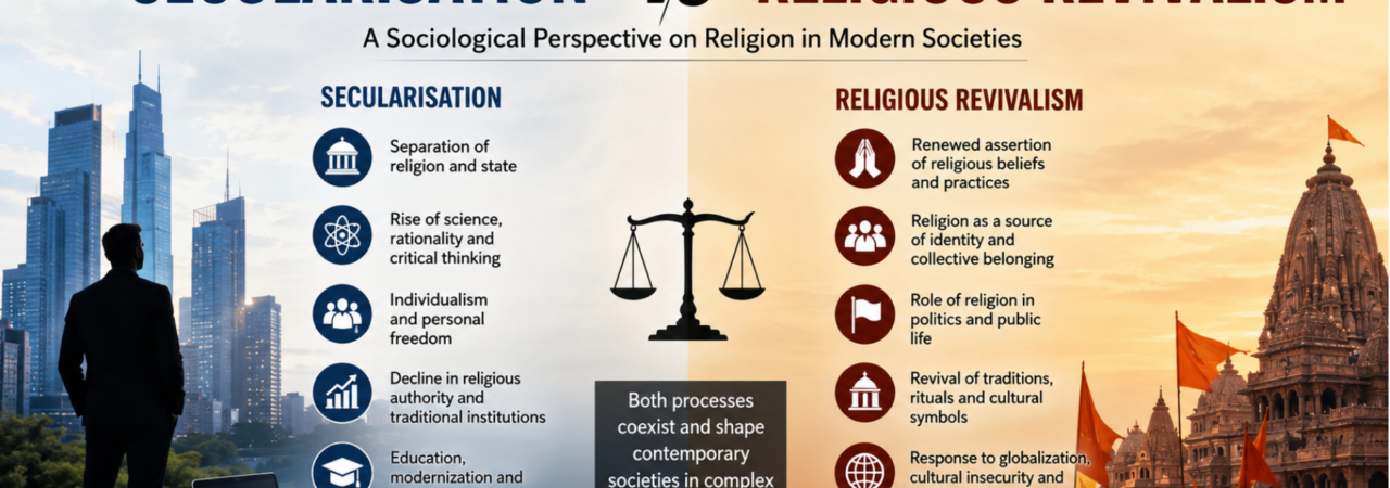 Secularisation vs Religious Revivalism in Sociology | UPSC Sociology Optional