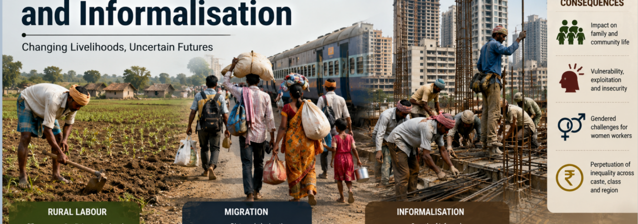 Rural Labour, Migration, and Informalisation in India | Sociology Optional UPSC