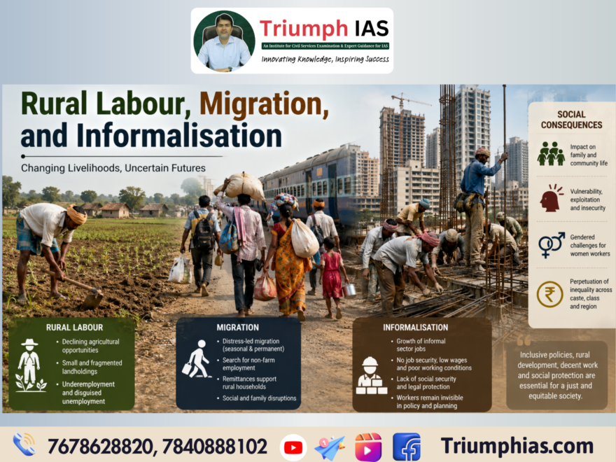 Rural Labour, Migration, and Informalisation in India | Sociology Optional UPSC