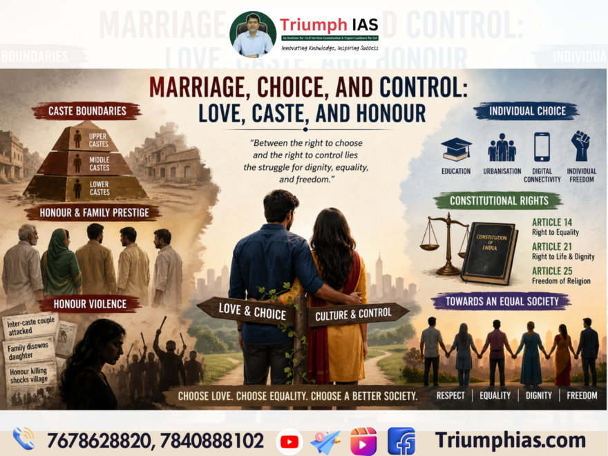 Marriage, Choice, and Control: Sociology of Love, Caste, and Honour in India