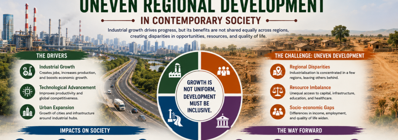Industrialisation and Uneven Regional Development in contemporary society