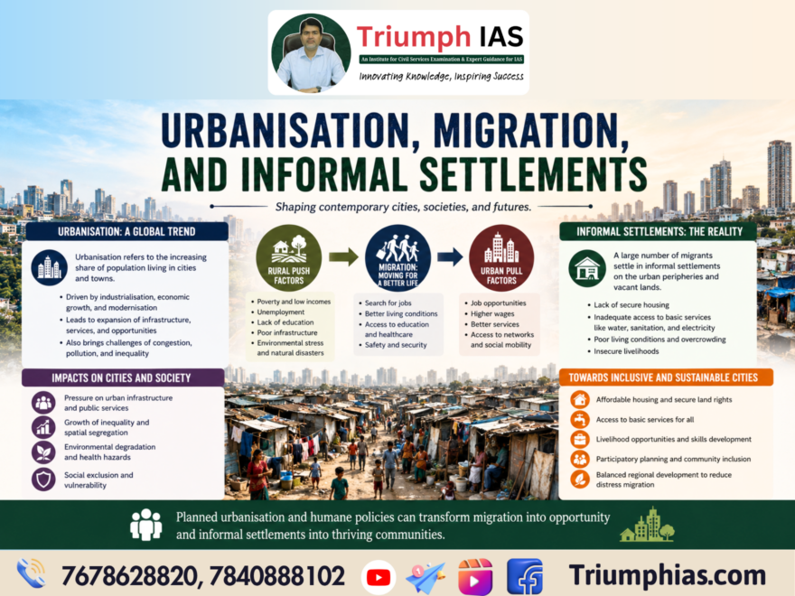 Urbanisation, Migration, and Informal Settlements