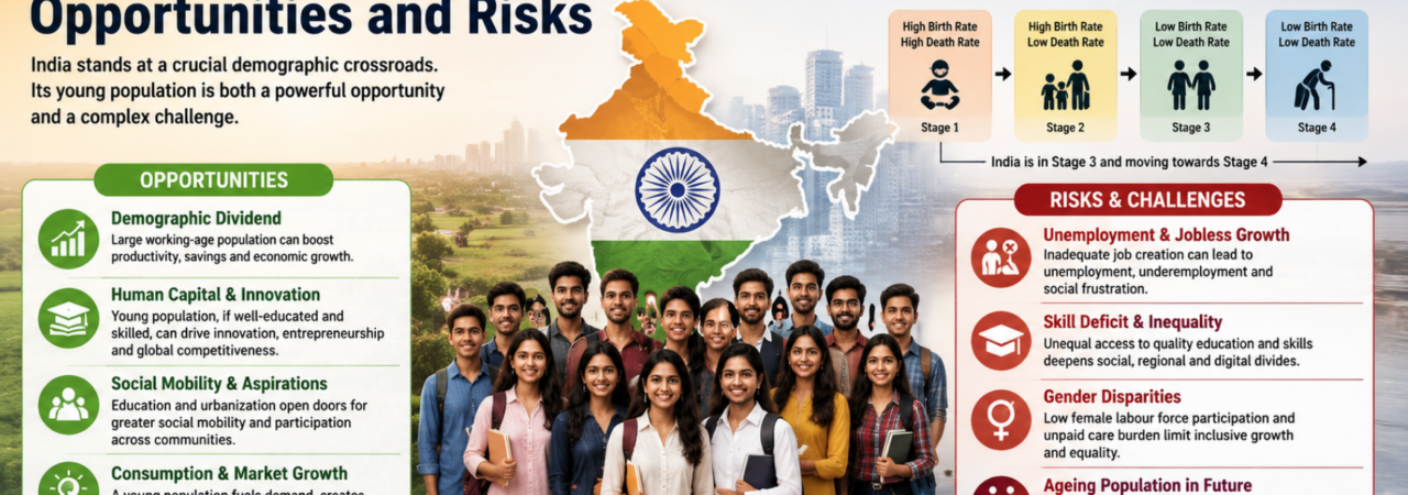 Indias Demographic Transition: Opportunities and Risks