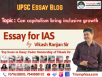 Can capitalism bring inclusive growth