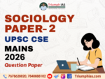 Download Sociology Optional Paper 2 2026 | Triumph IAS